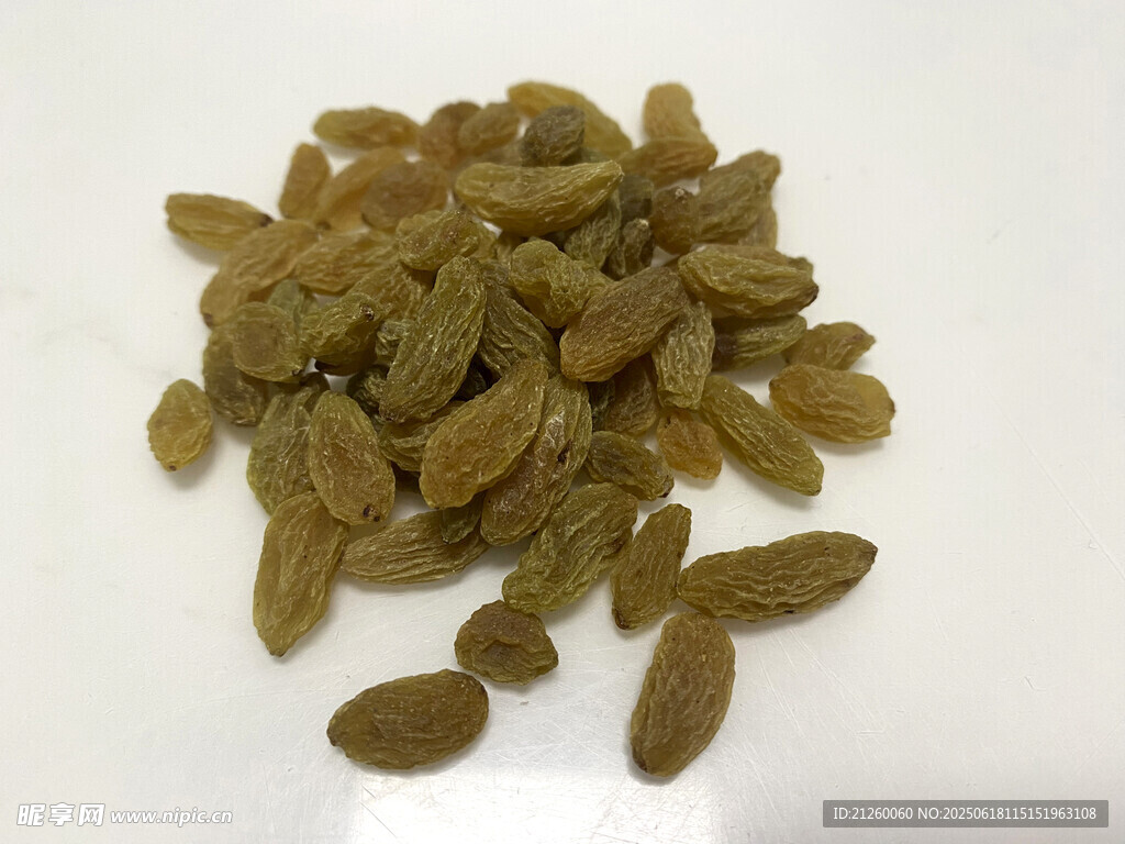 綠葡萄干特寫