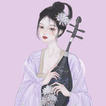 古風(fēng)女子優(yōu)雅執(zhí)琵琶