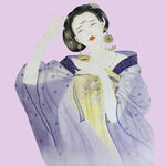 古風(fēng)美人著華裳優(yōu)雅姿態(tài)