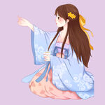 古風少女優(yōu)雅坐姿