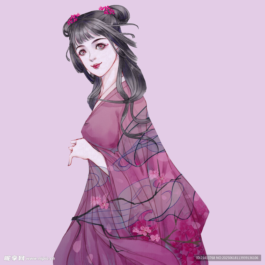 古風(fēng)漢服女子