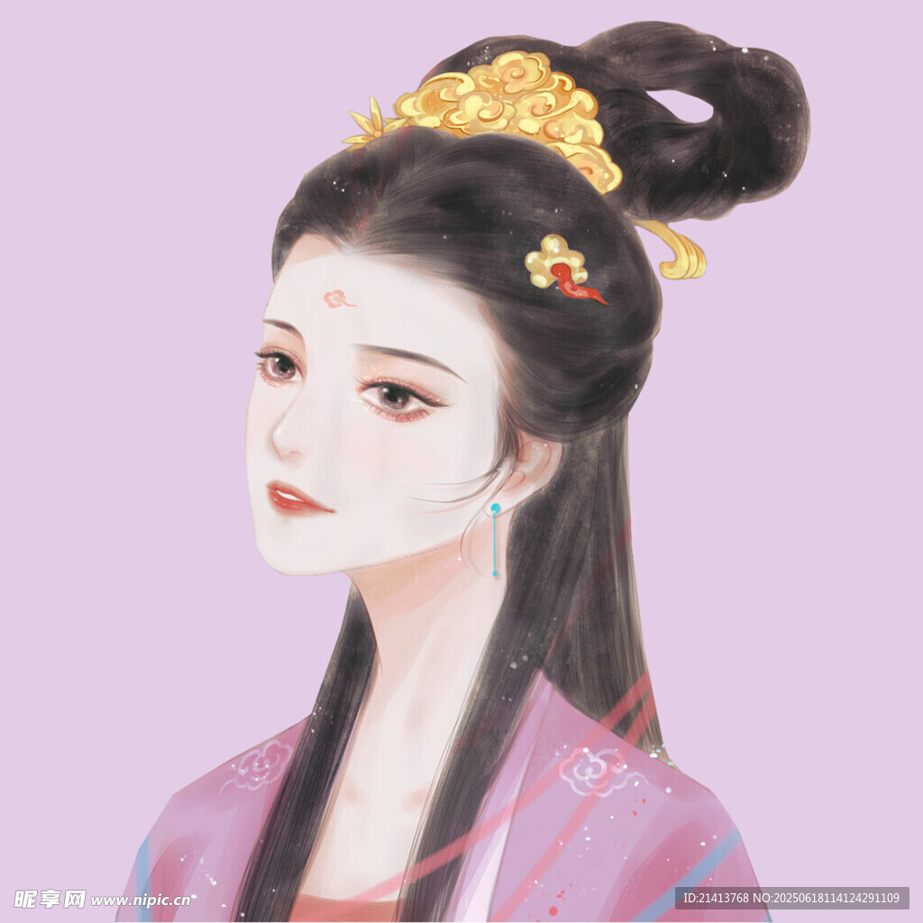 古風(fēng)女子發(fā)髻造型