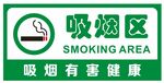 吸煙區標識牌