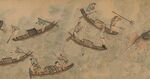 古代船只航行場(chǎng)景圖