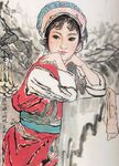 古典裝扮女子