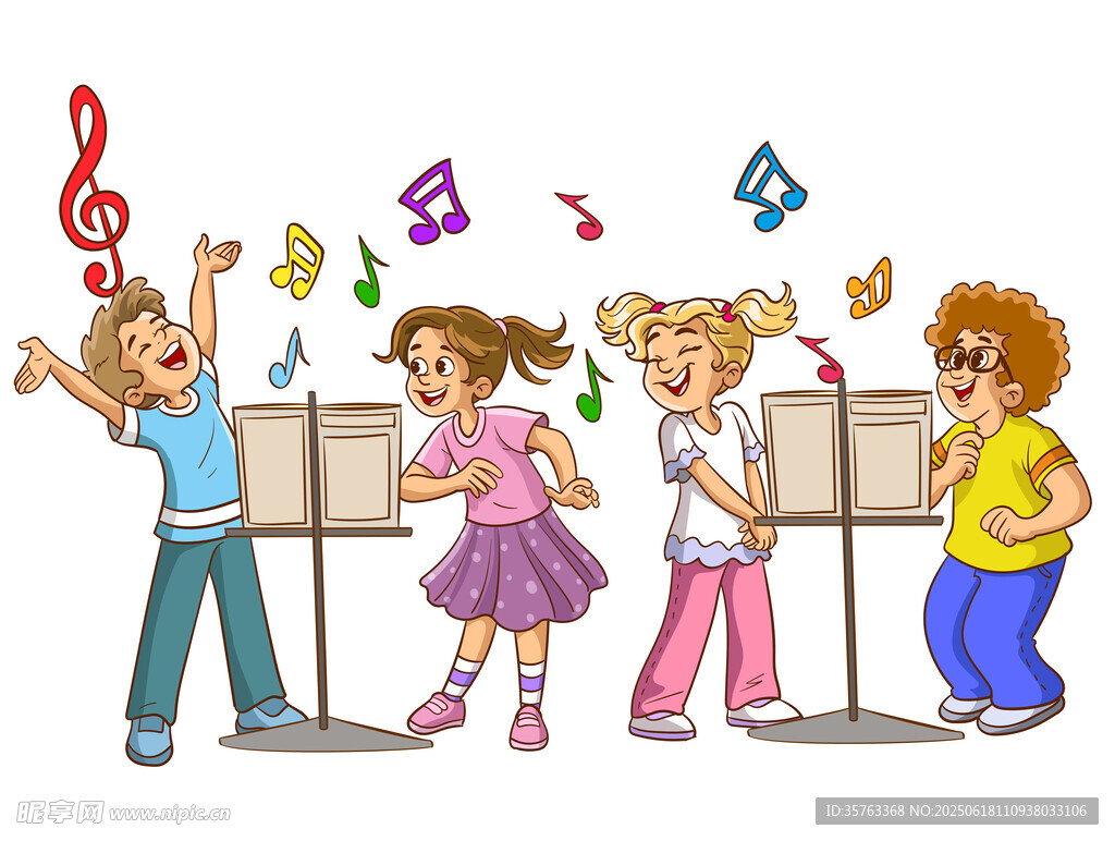 兒童音樂插圖