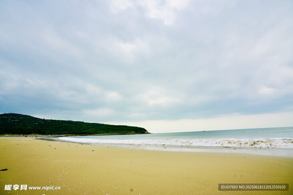 美麗海濱沙灘風景