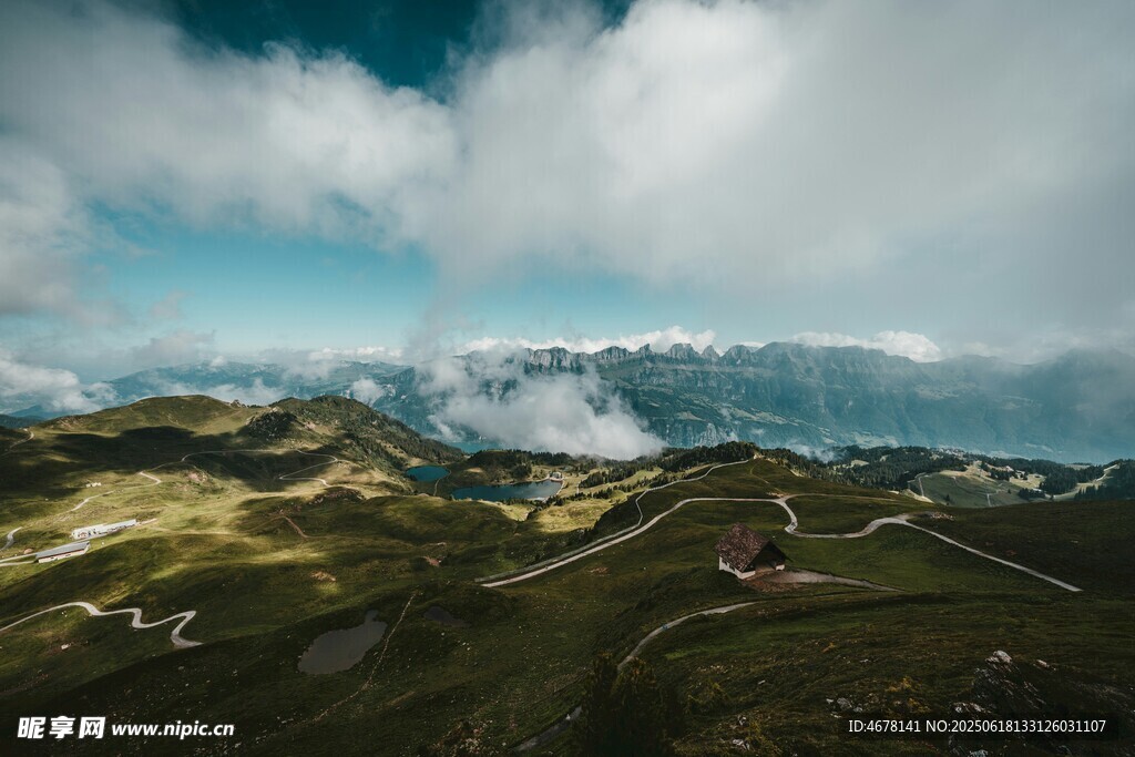 山間云海美景