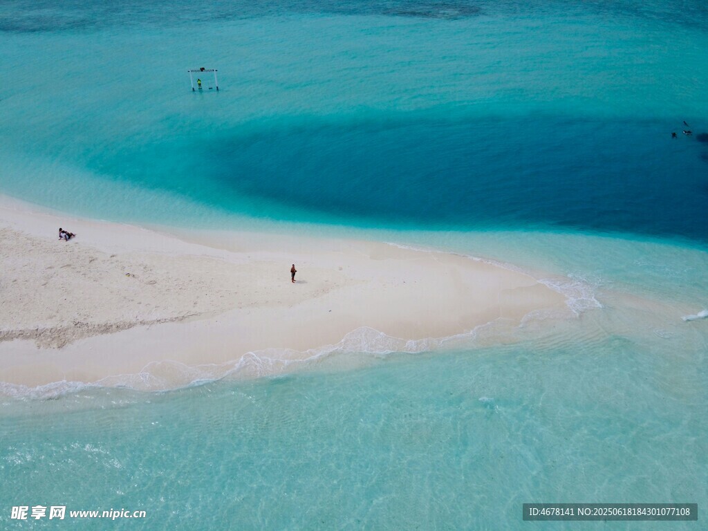 美麗海島沙灘迷人海景