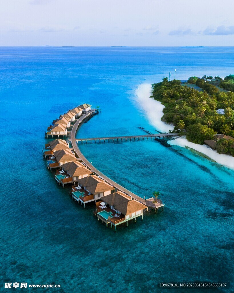 馬爾代夫水上度假屋美景