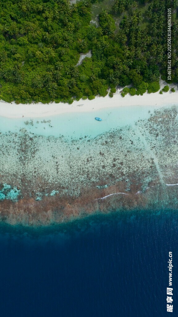 美麗海島的迷人海岸風(fēng)光
