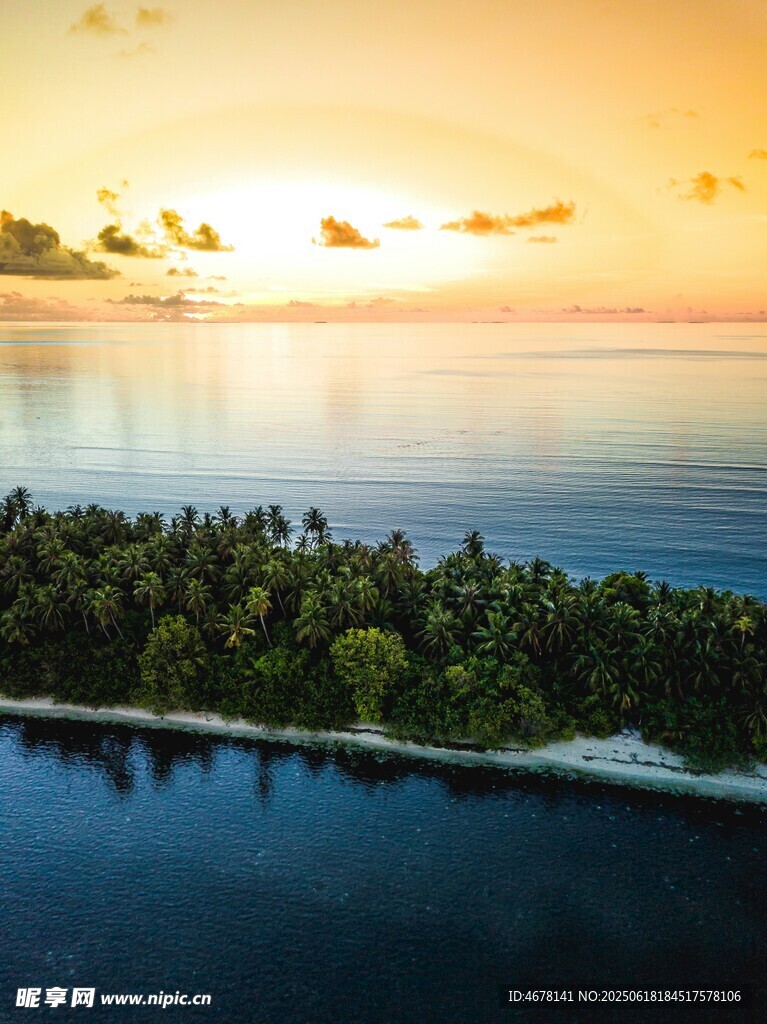 海島日落美景