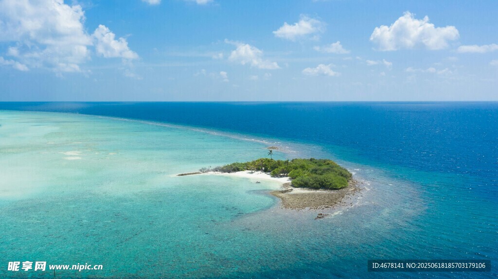 美麗海島 碧海藍天風光