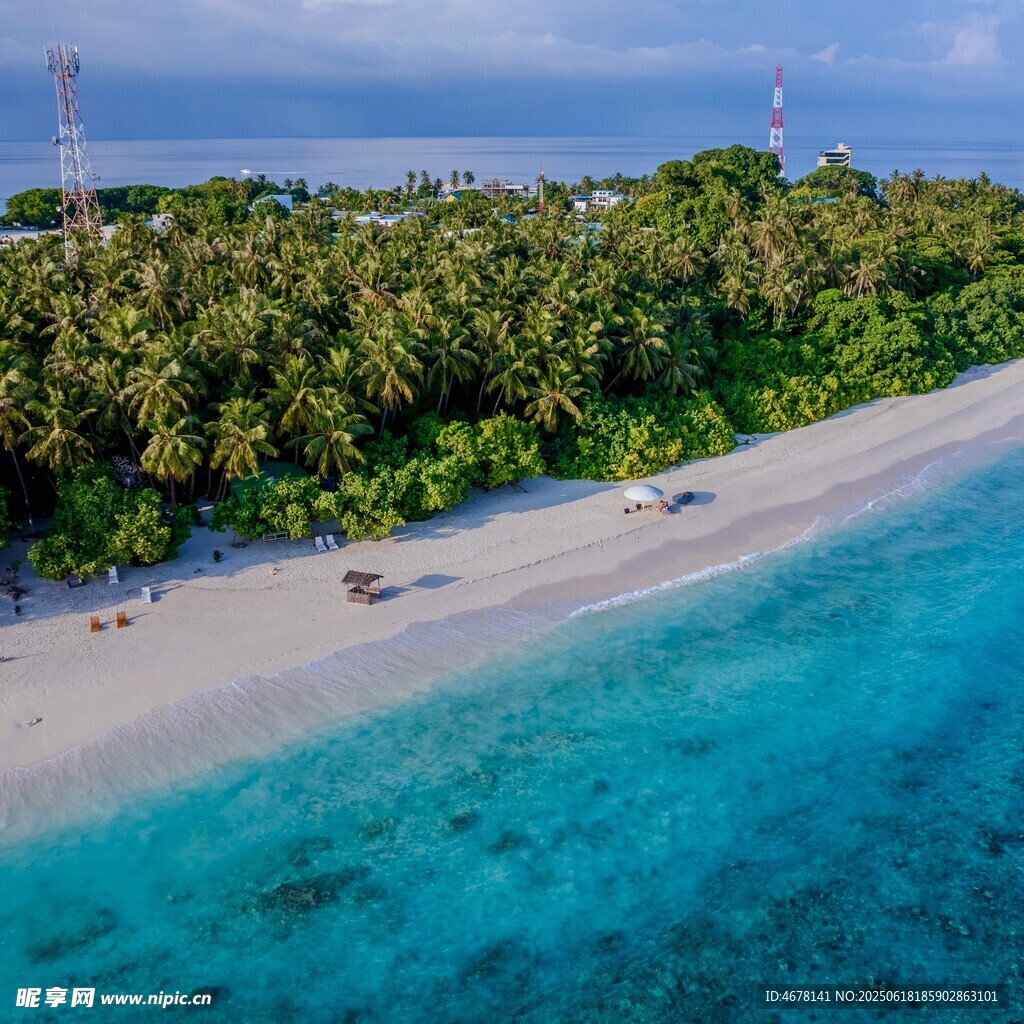 美麗海島沙灘海景風光