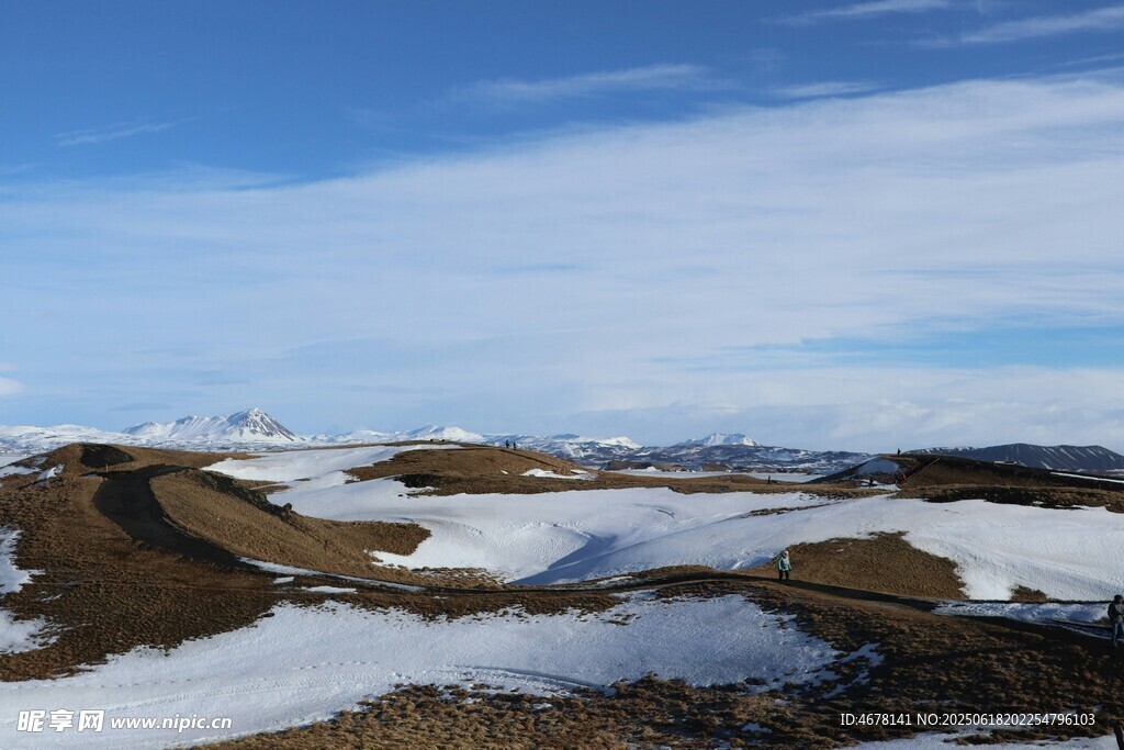 雪山荒原壯麗風光
