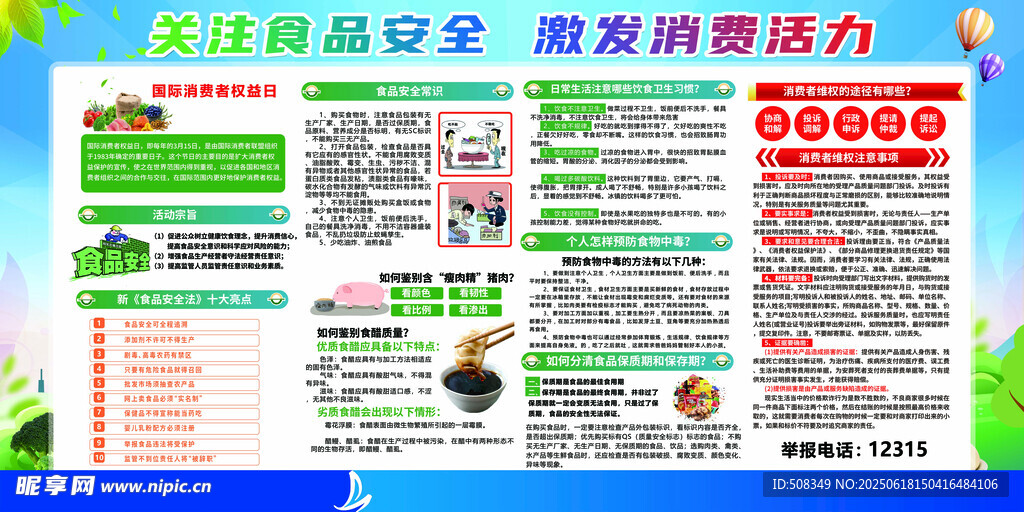 營養健康宣傳海報