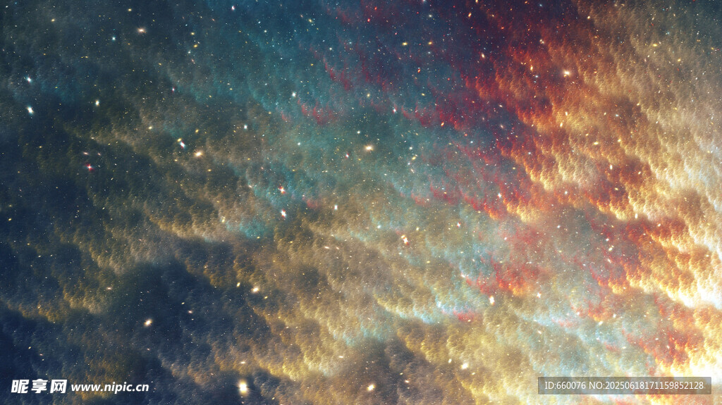絢麗星云宇宙奇觀
