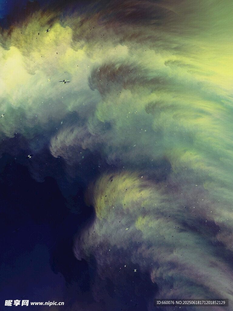 夢幻海浪紋理