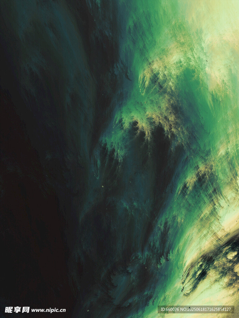 奇幻綠海景觀