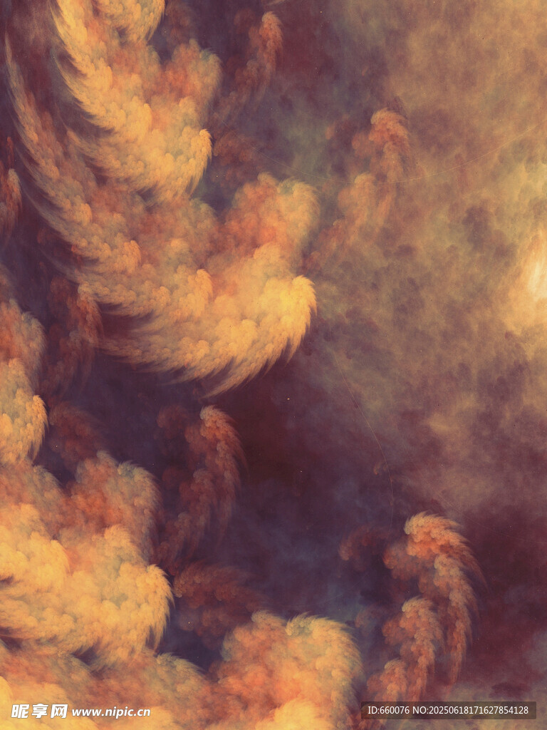 夢幻絢爛的天空云彩景象