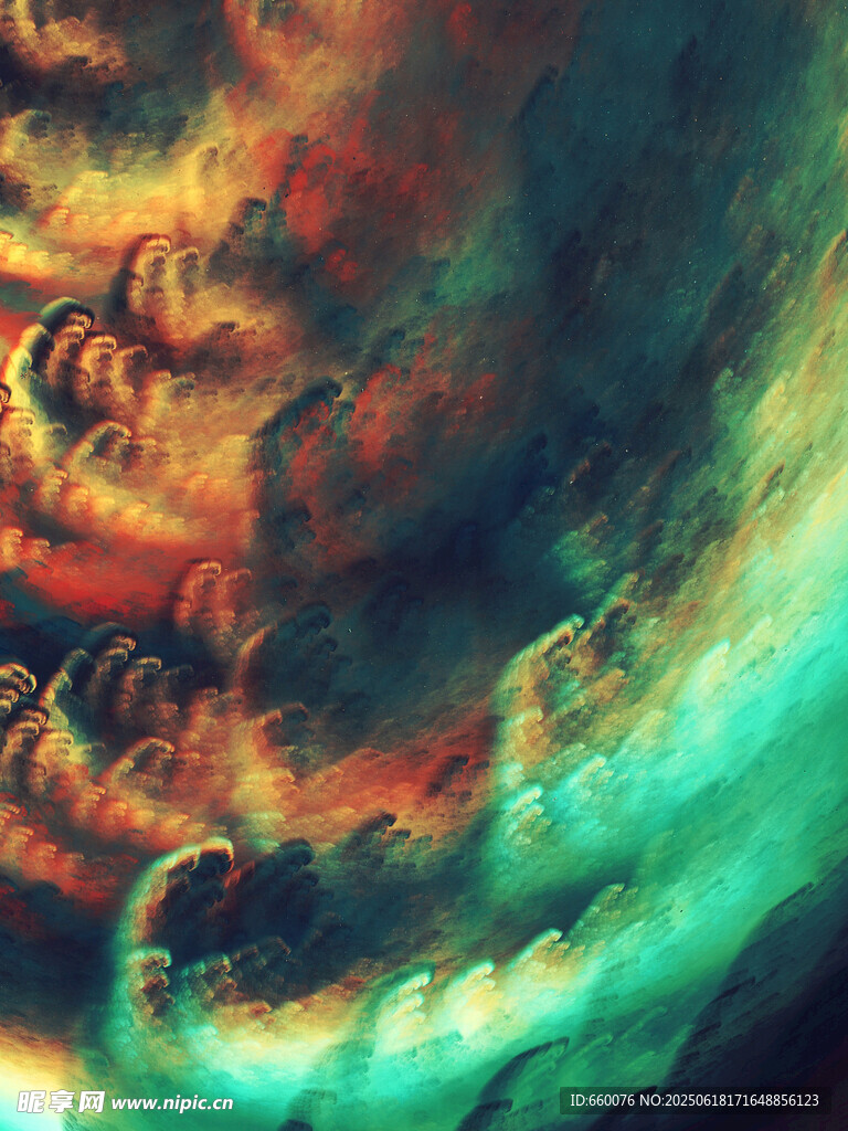 夢幻絢麗的宇宙星云景觀