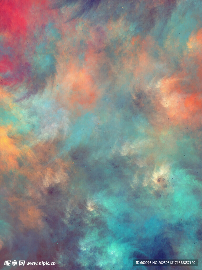 夢幻多彩抽象藝術背景