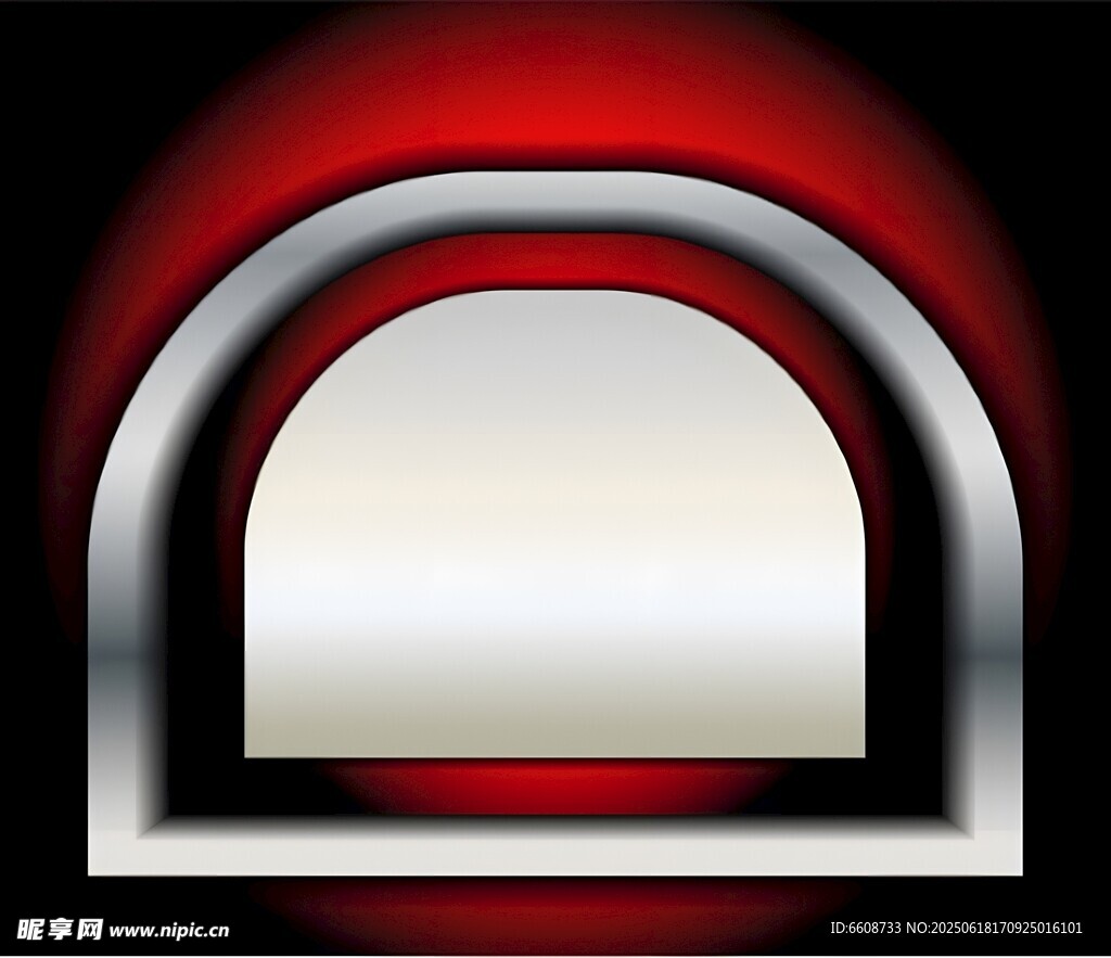 金屬質(zhì)感拱形圖標(biāo)