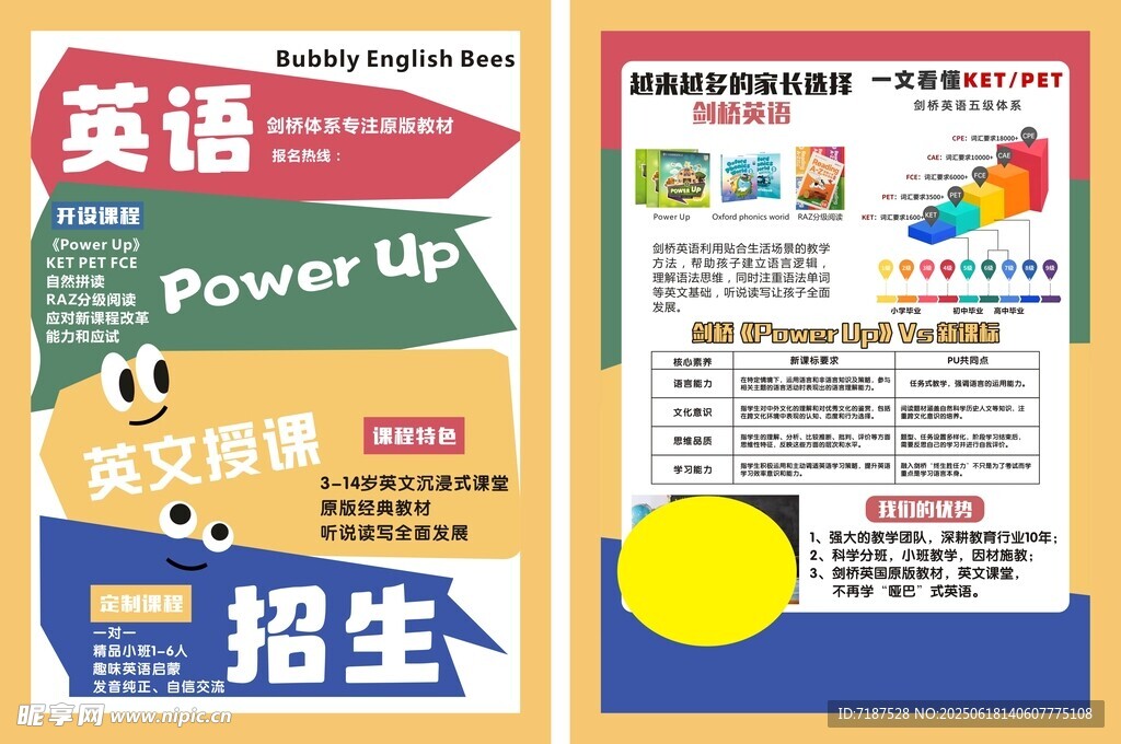 英語宣傳單