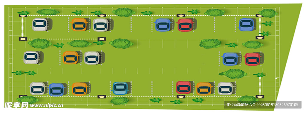 卡通停車場