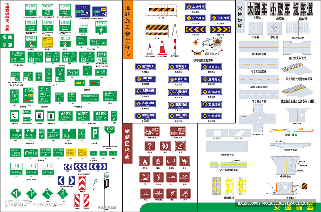 多樣安全標(biāo)識(shí)展示