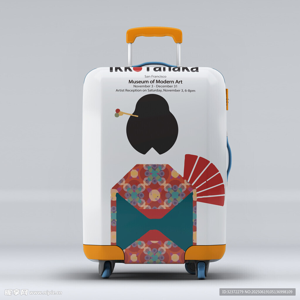 日式和服風行李箱設計