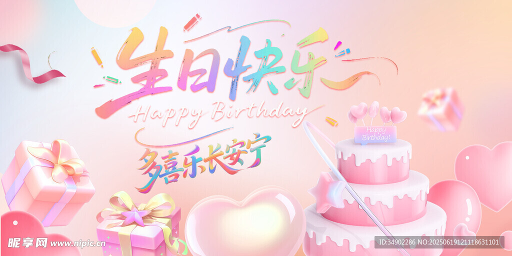 生日快樂背景