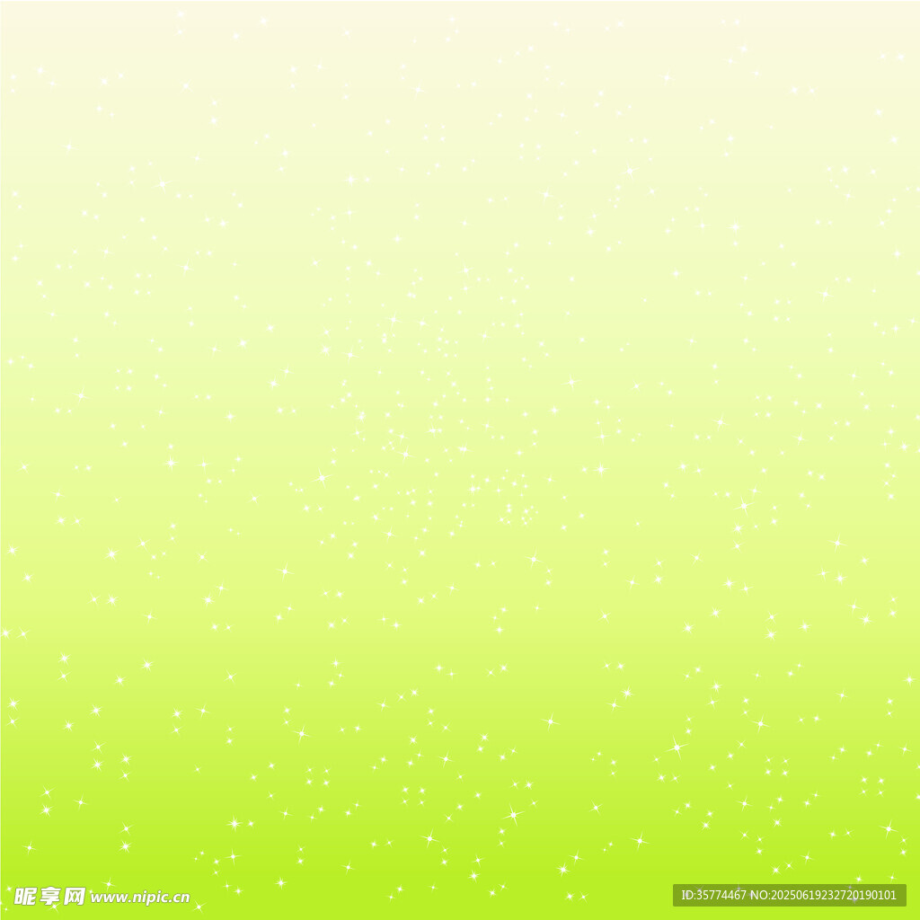 漸變綠星光點背景