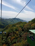 纜車穿梭于多彩山林間