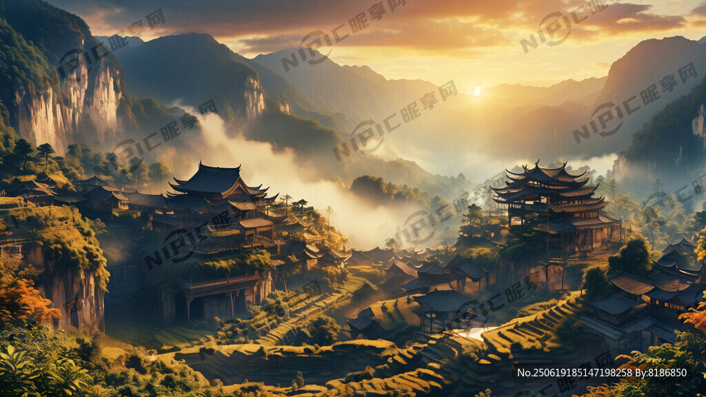 治愈系風景圖片素材 
