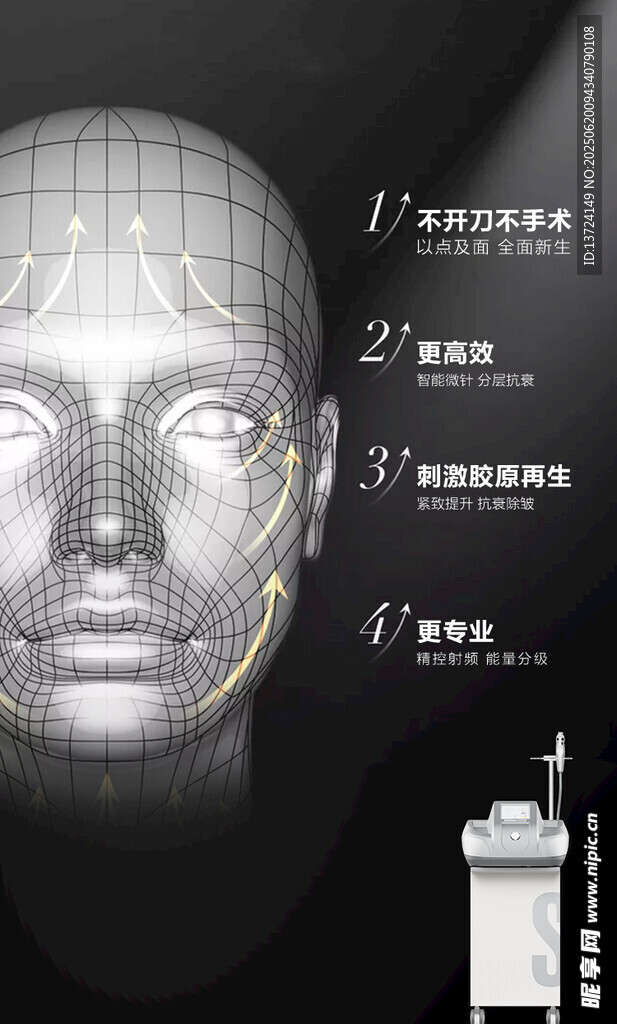 黃金微針宣傳海報