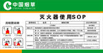滅火器使用SOP說明圖
