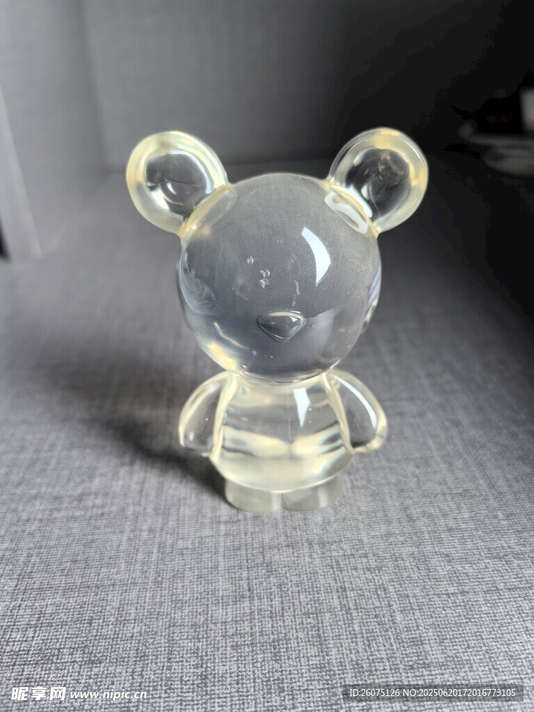 透明小熊擺件