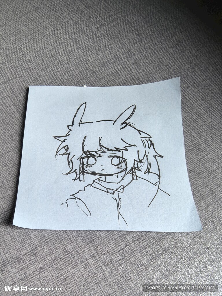 手繪卡通角色簡筆畫