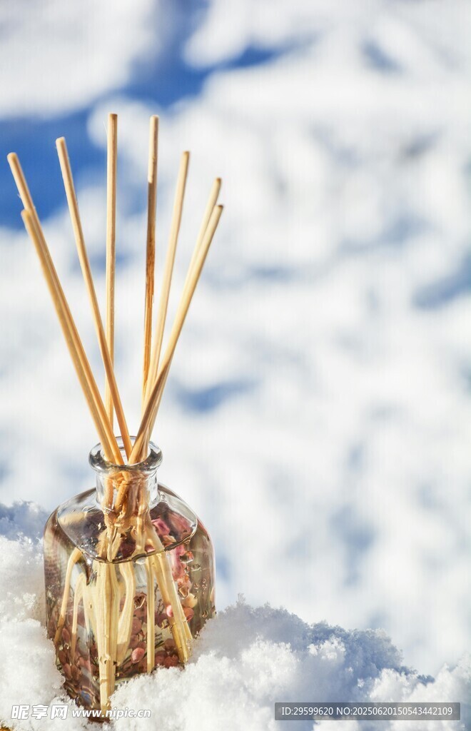 雪中香薰擺件