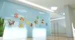 幼兒園走廊多彩墻面裝飾