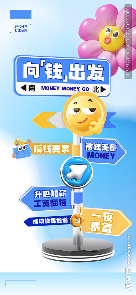 萌趣旅行指引牌