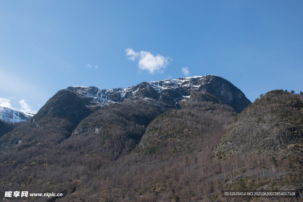 巍峨雪山與蔥郁山巒
