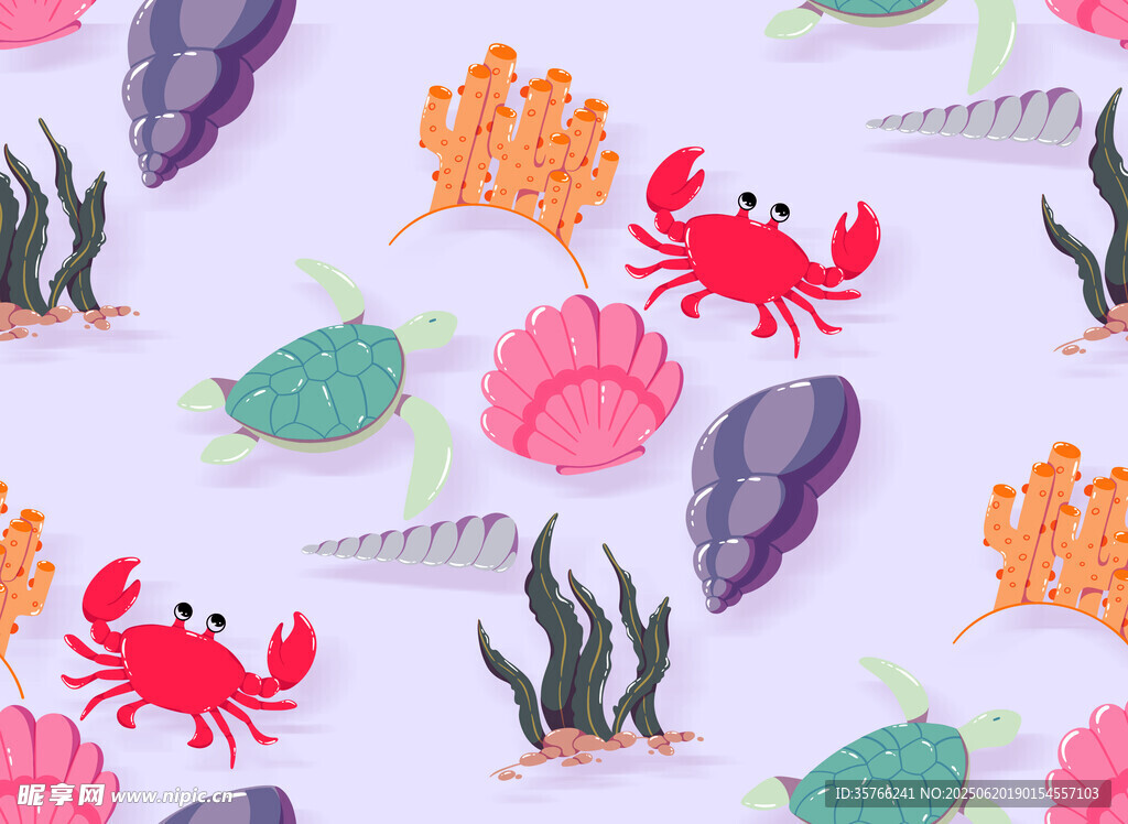 海洋生物插圖