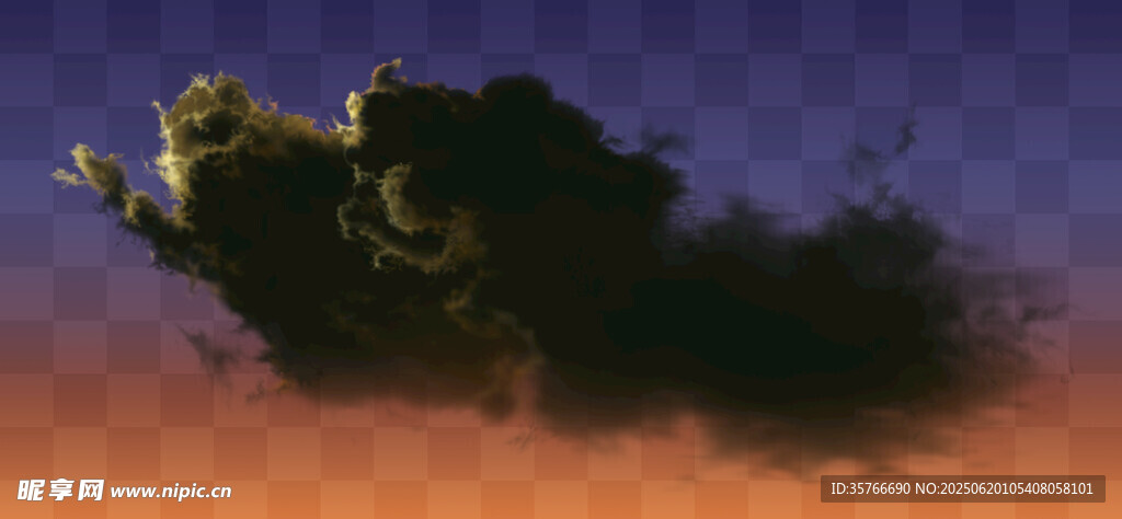 絢麗天空中的奇幻云朵