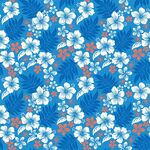 藍(lán)色花卉圖案背景紋理