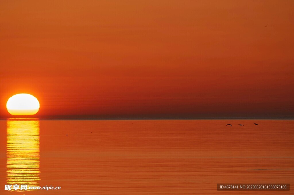 海上落日美景
