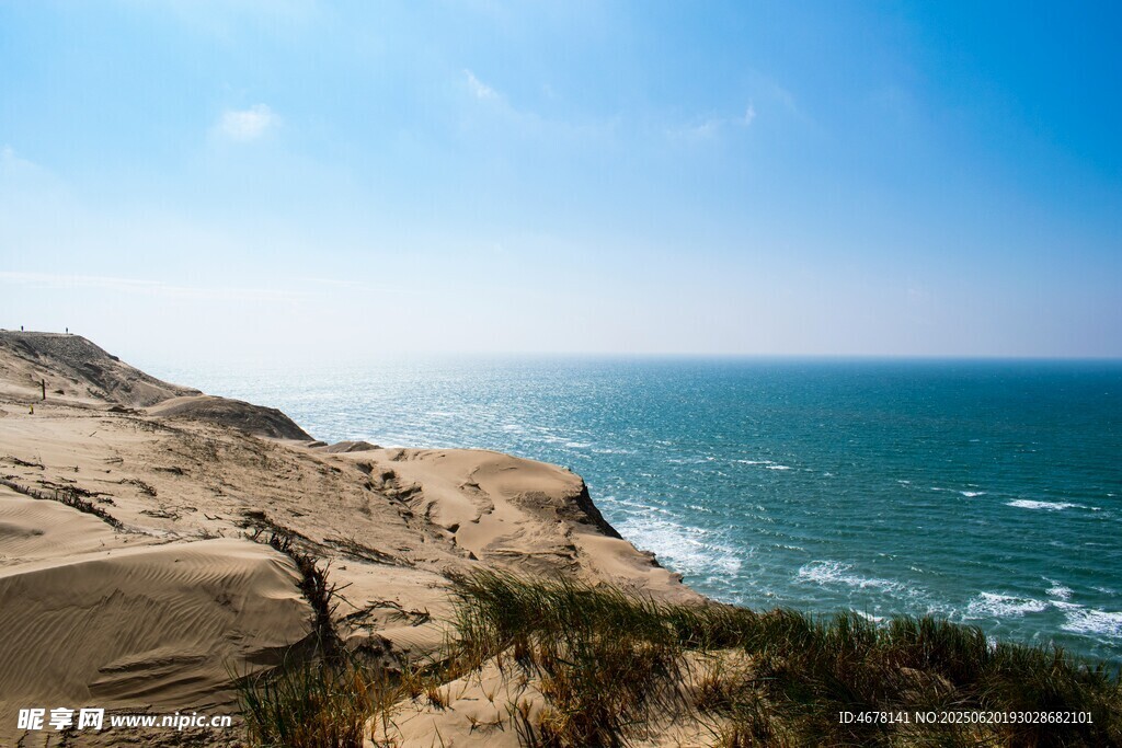 海邊沙丘美景