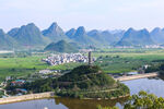 山水田園風光美景