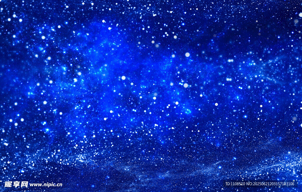 藍色星空背景